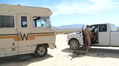 Juvenile man makes breasty Latina lecher feel good pushing cock in her wet pussy and tight tushy within seven minutes making her lean on the front