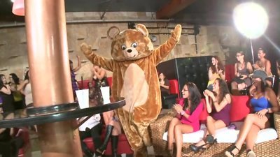 These young ladies gathered for a large bachelorette party and were up for some fun. Well, the superlatively good way for that's to hire a couple of